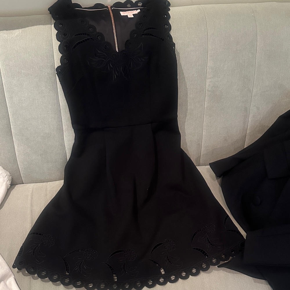 Ted Bajer  Black Sleeveless Dress